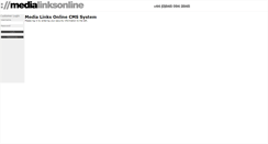 Desktop Screenshot of home.medialinksonline.com